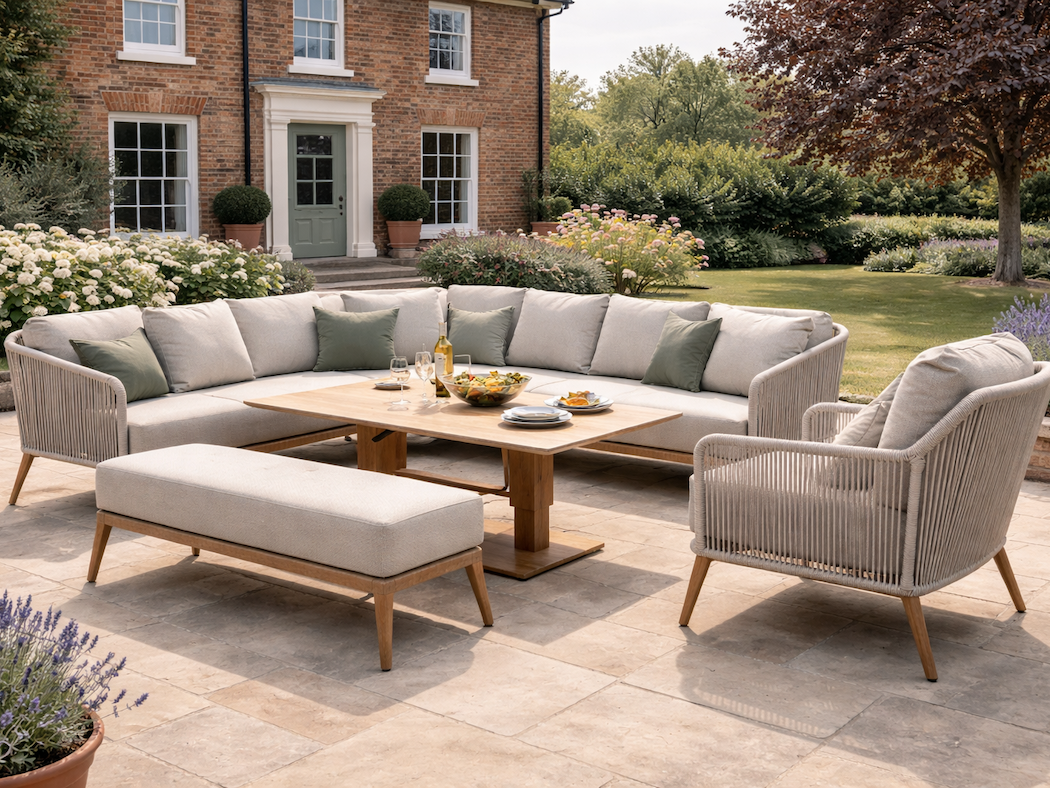 Como outdoor garden dining furniture